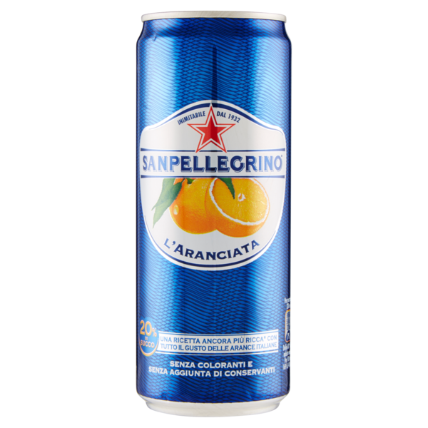 San pellegrino aranciata lattina 330 ml