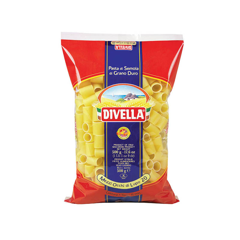 Divella Pasta di Semola Mezzi Occhi di Lupo N°20 500gr