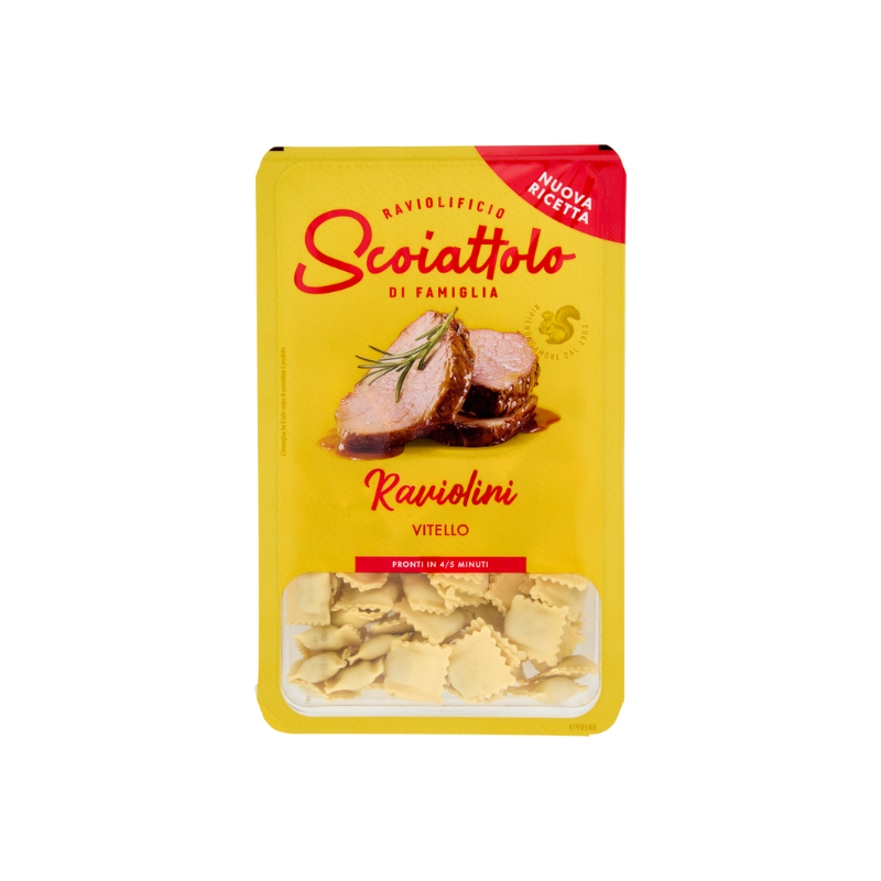 SCOIATTOLO RAVIOLINI AL VITELLO 200 GR