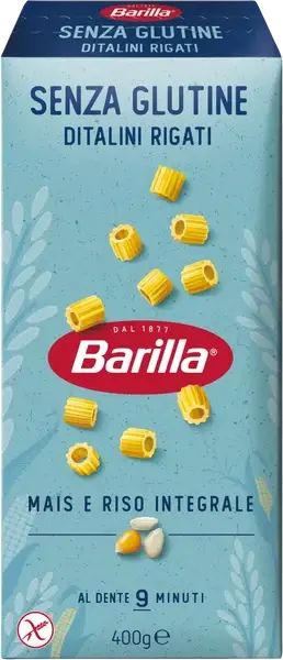 DATALINI RIGATE S/GLUTEN BARILLA 400GR