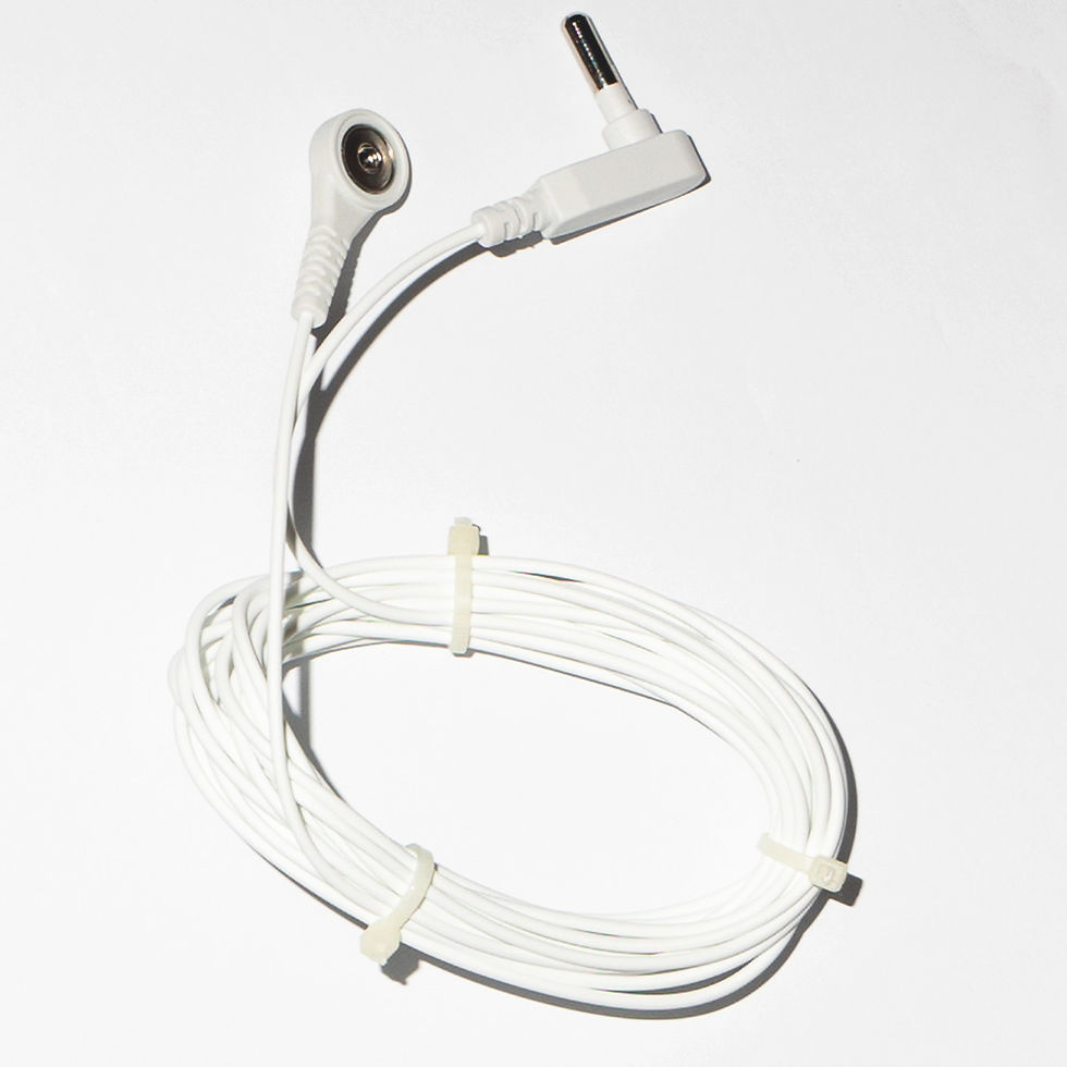 Thumbnail: TerreNueâ€™s Grounding King Size Bedsheets & Pillow Cover (Grey)