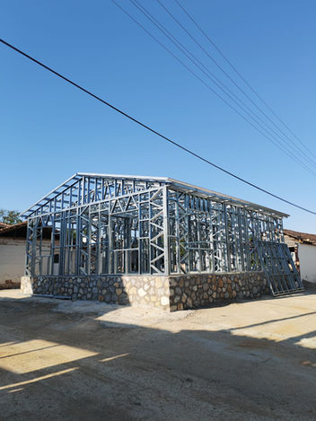 Çelik ev taşıyıcı sistem uygulaması