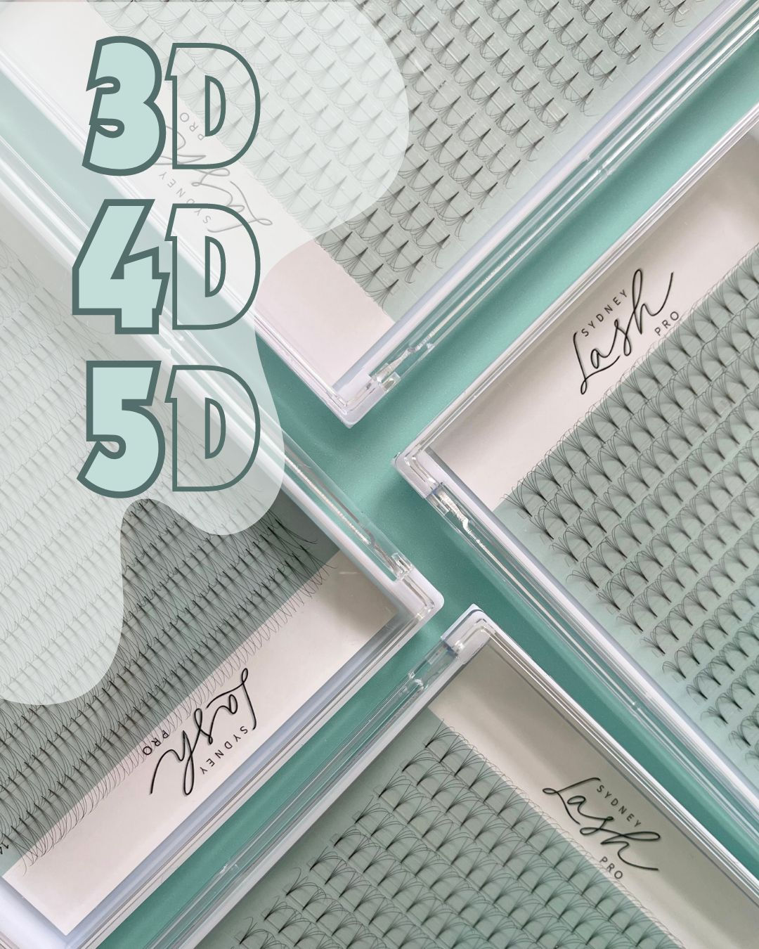 3D 4D 5D 0.07 Pro Base Lashes (Large tray)