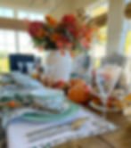 Modern Farmhouse Thanksgiving Table Setting for 8