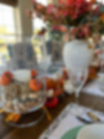 Beautiful Vintage Glassware for Thanksgiving Table Setting for 8