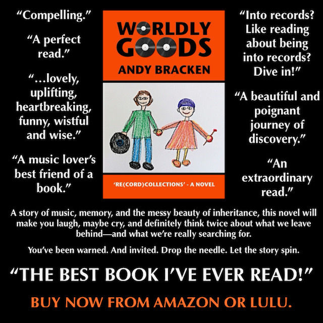 'Worldly Goods' - a novel about life and music, and music and life.