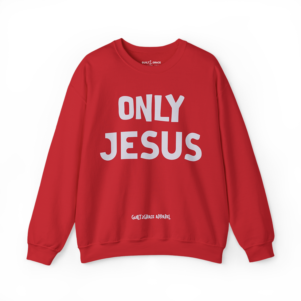 Thumbnail: Only Jesus Crewneck Sweatshirt