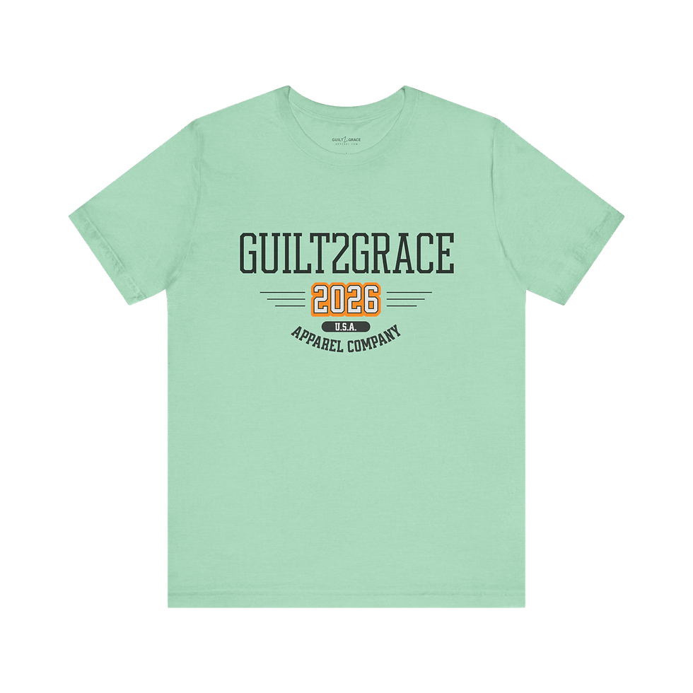 Thumbnail: Guilt2Grace 2026 Athletic Tee