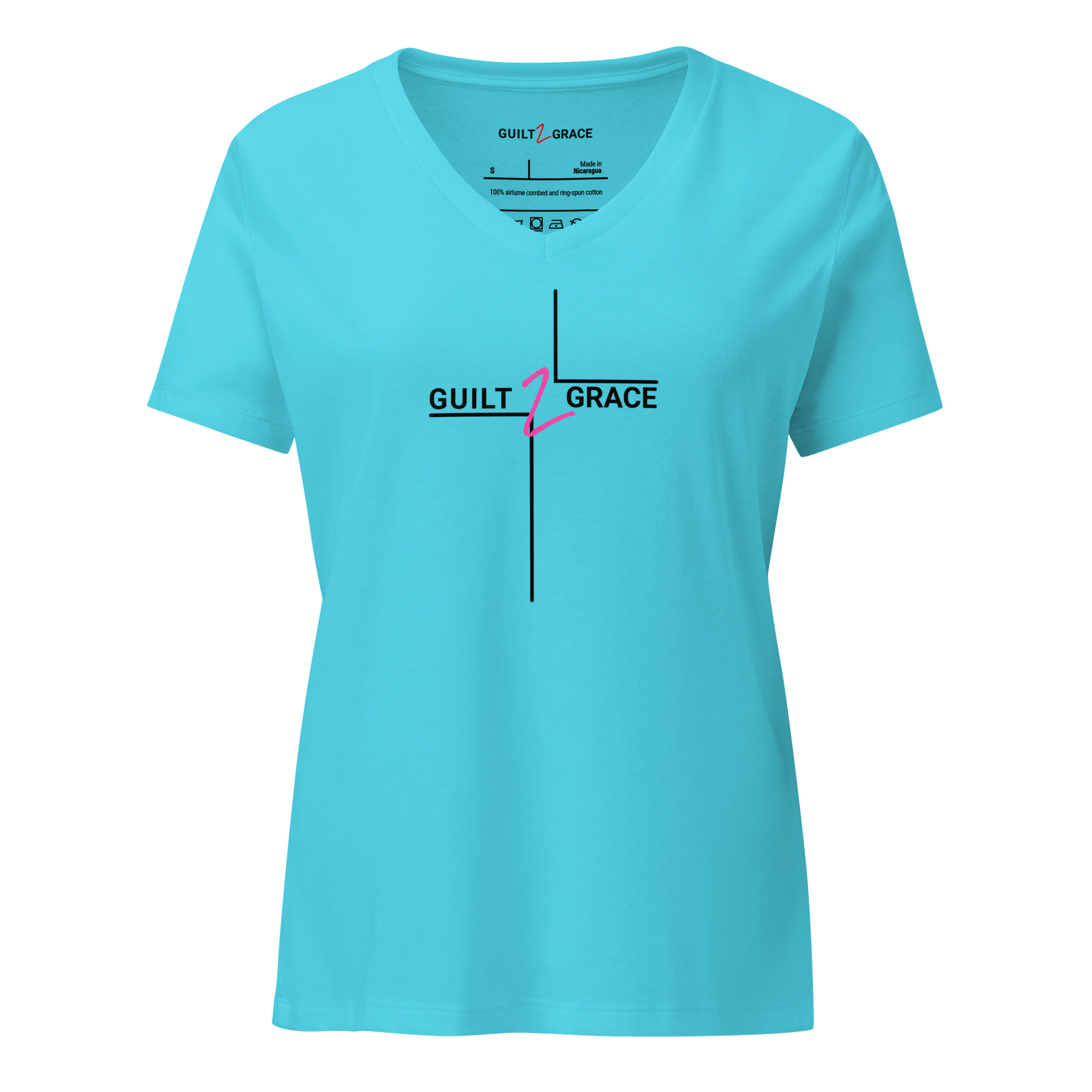 Women's V-Neck Logo Tee