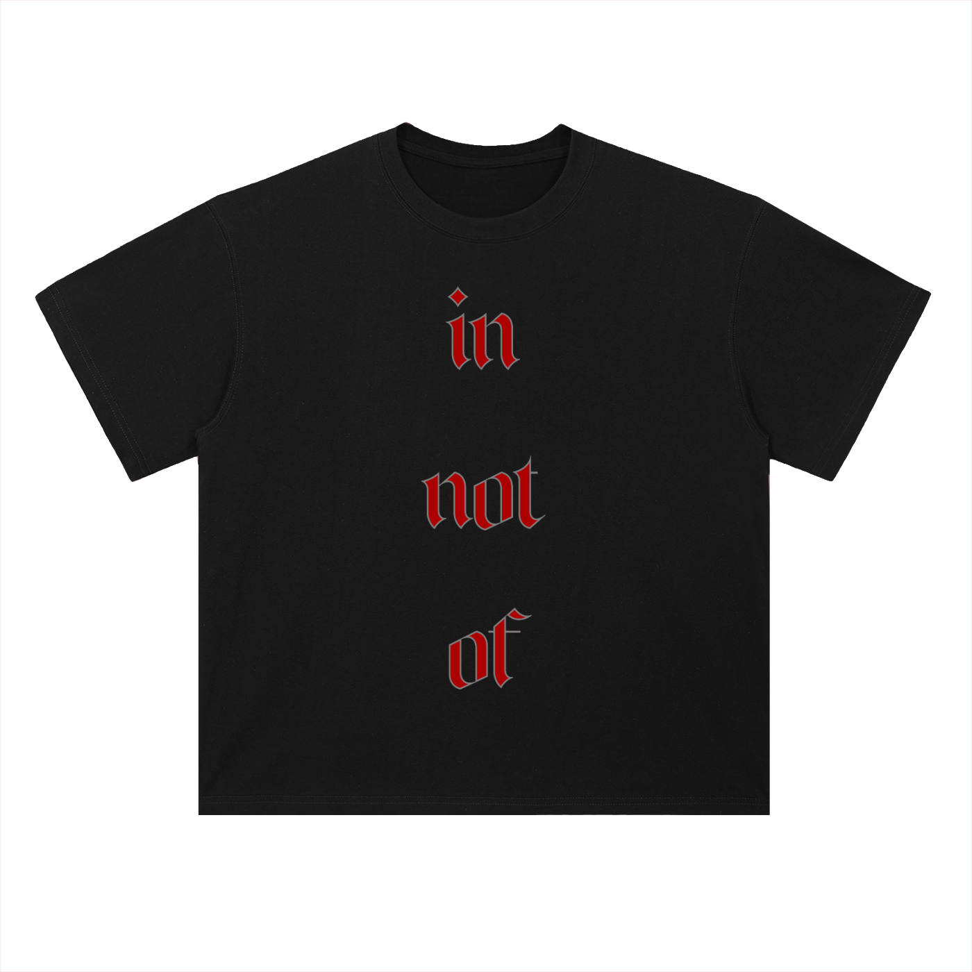 In Not Of - Heavyweight Drop Shoulder Tee