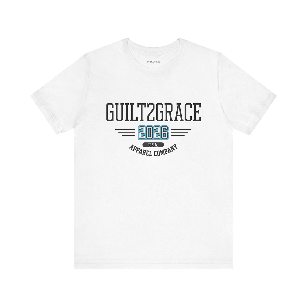 Thumbnail: Guilt2Grace 2026 Athletic Tee
