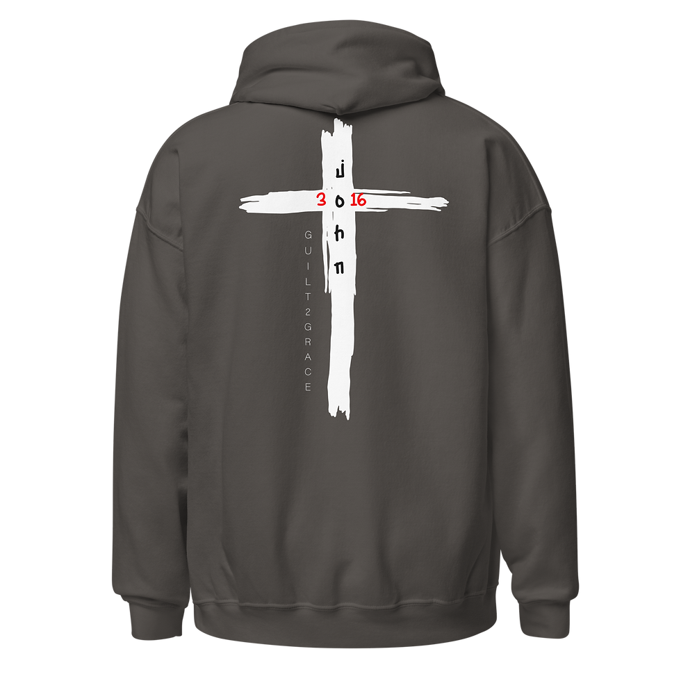 Thumbnail: John 3:16 Cross Hoodie (Dark Colors)