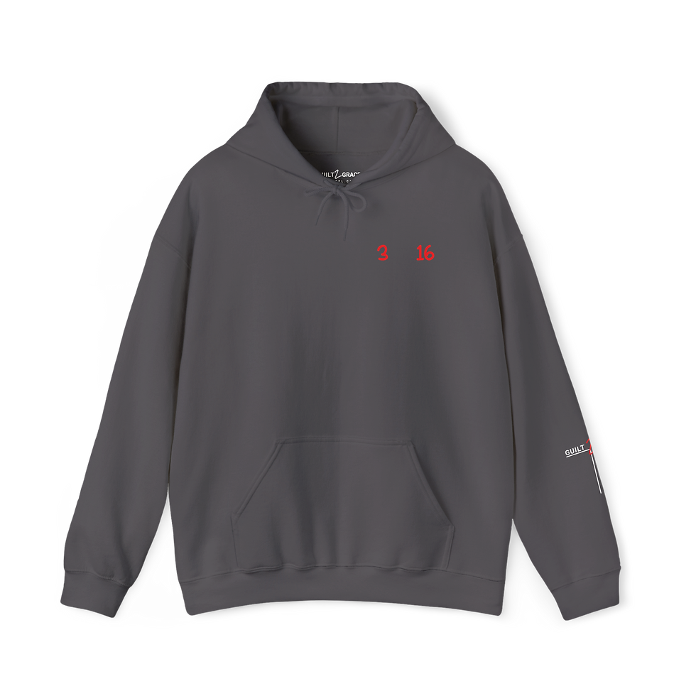 Thumbnail: John 3:16 Cross Pullover Hoodie