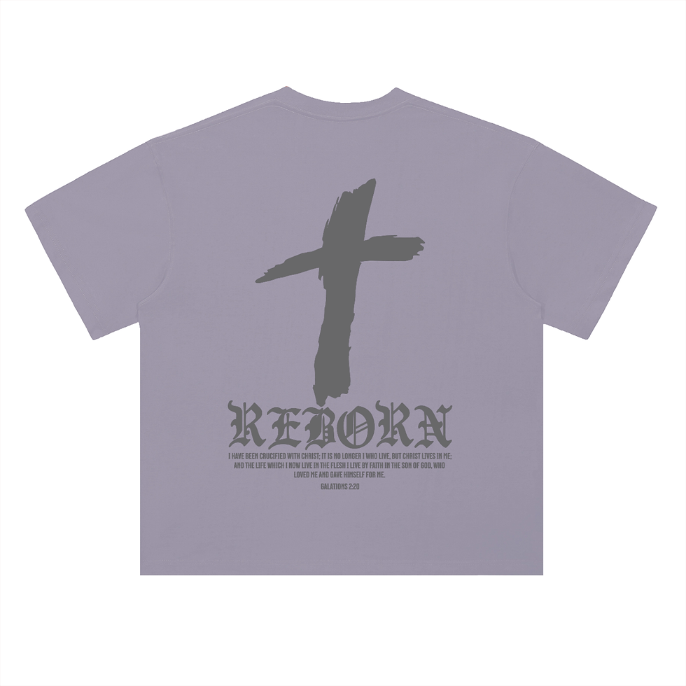 Thumbnail: Reborn - Heavyweight Drop Shoulder Tee