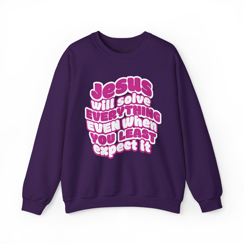 Thumbnail: Jesus Will Solve It Sweatshirt