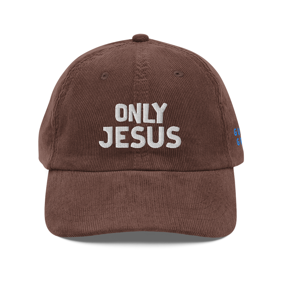Thumbnail: Only Jesus Corduroy Cap
