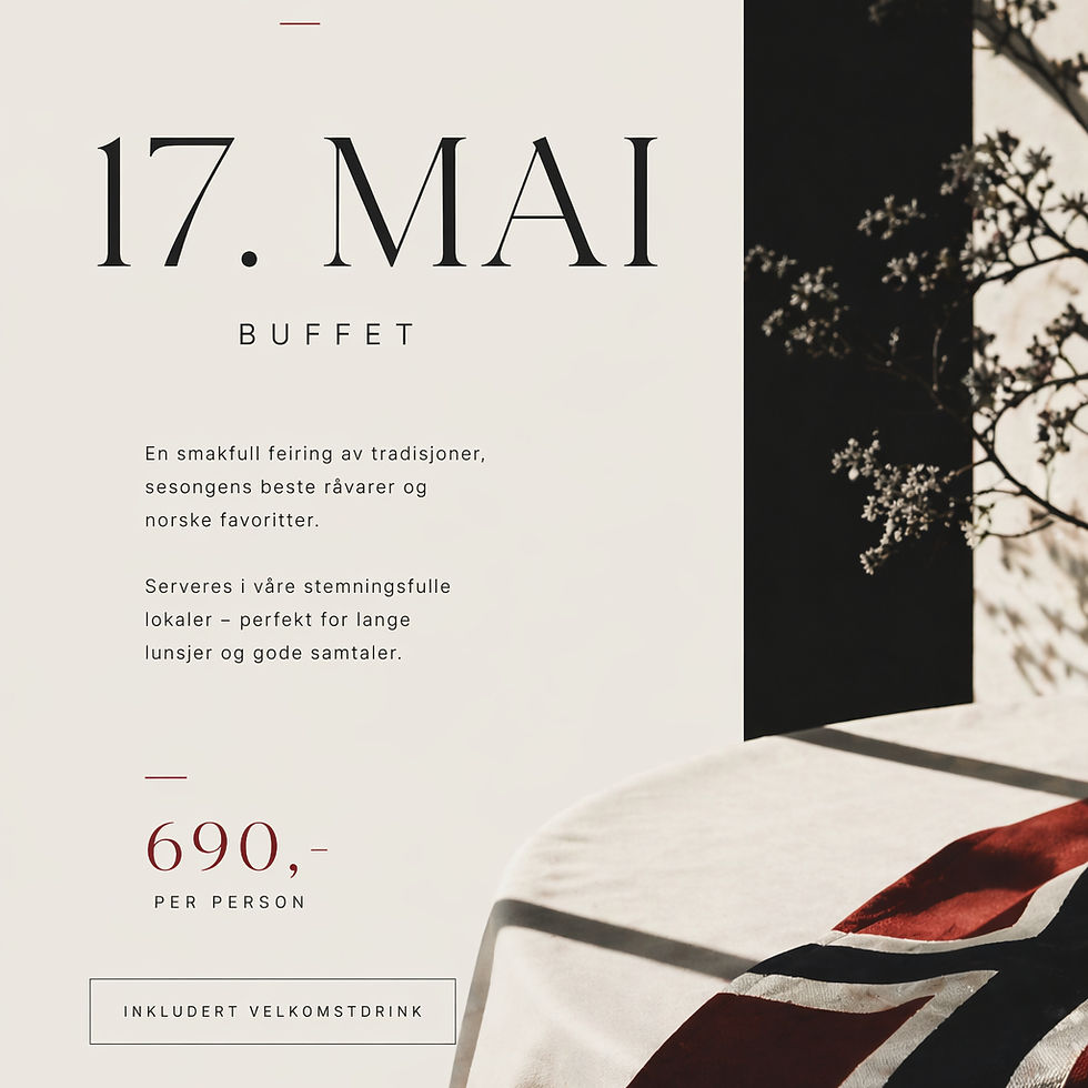 Reserver 17. Mai Festbord