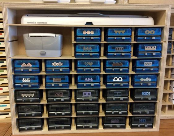 StampNStorage punch organizer for the CM Border Maker System