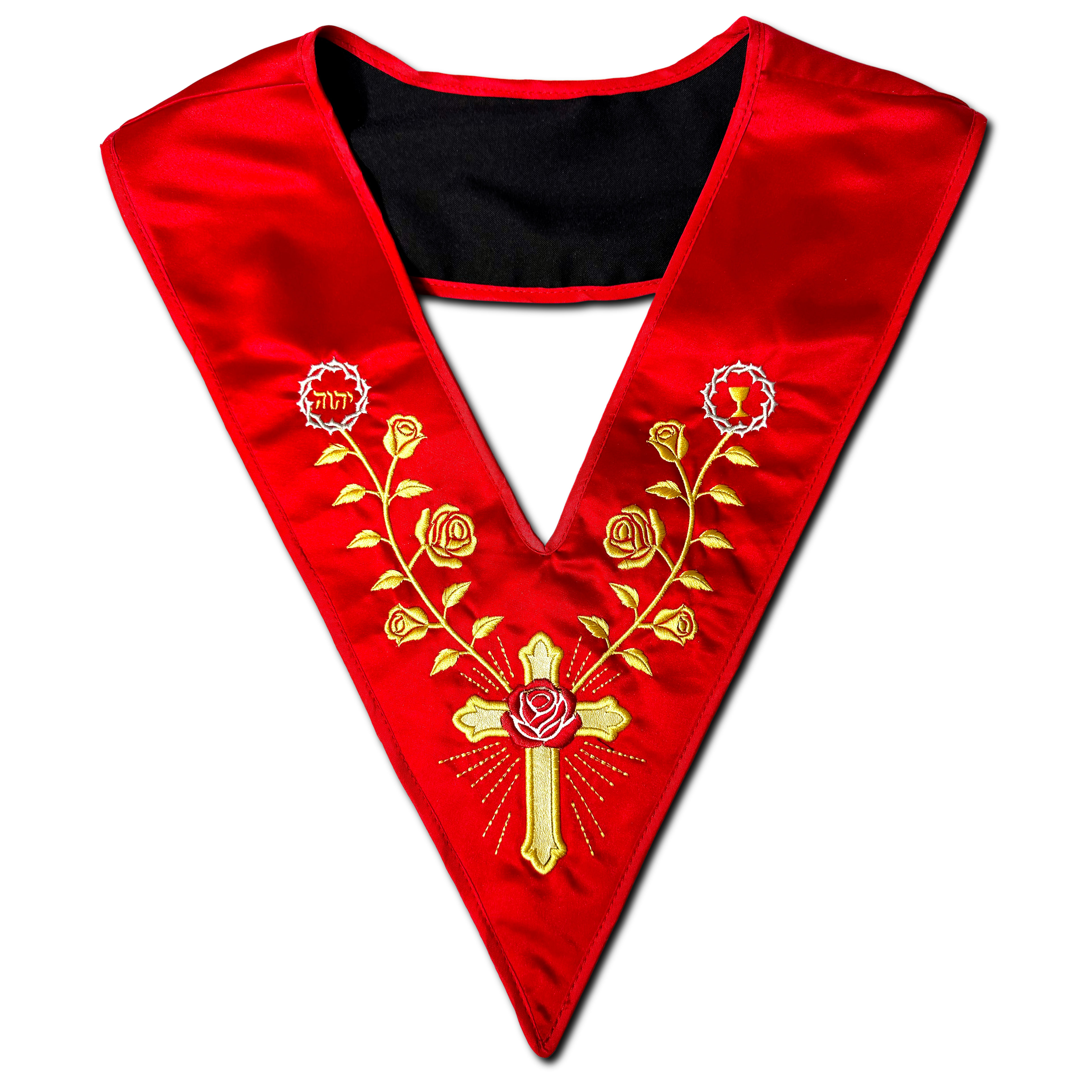 Collarín Grado 18º – Príncipe Rosacruz. Edición Tradicional | Tela