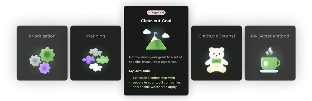 Strategy Card samples