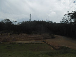 Vista da rampa de paraglider