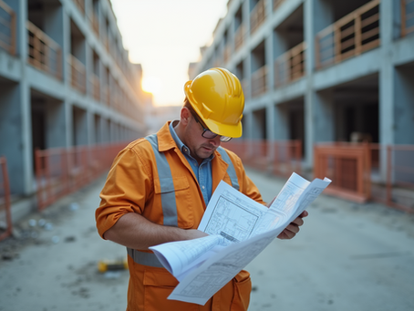 A contractor on a jobsite
