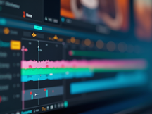 Editing a video timeline with short clips
