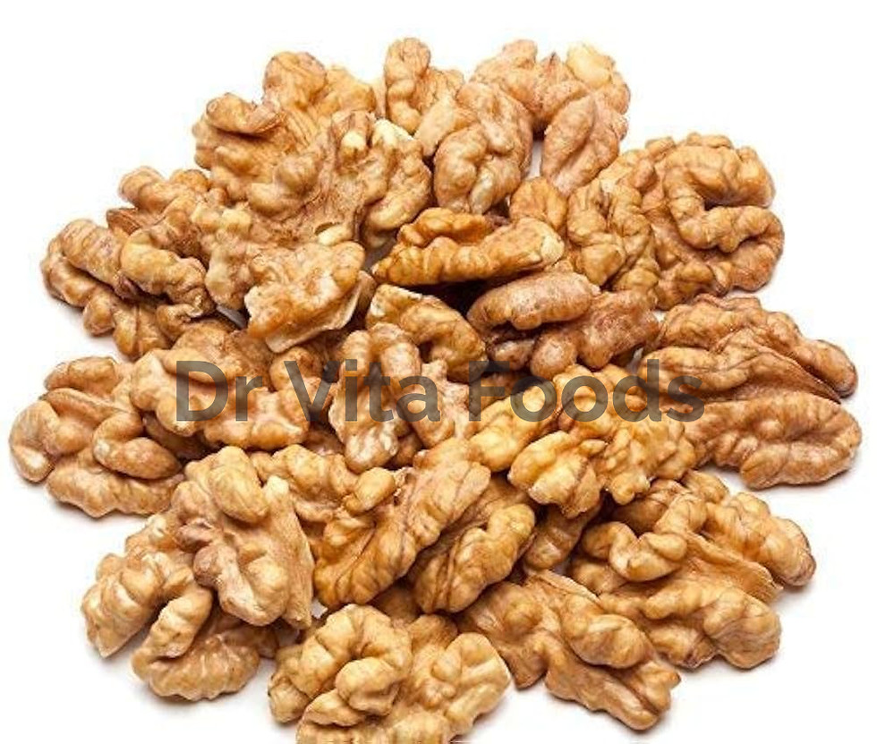 Premium handpicked walnut kernels in eco-friendly dry fruit pouch