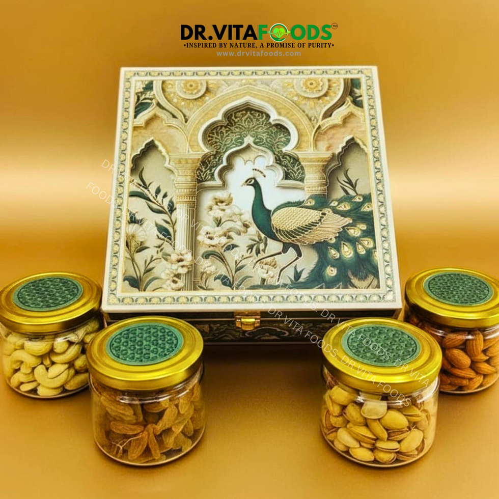 Premium Dry Fruits Gift Hamper – Reusable Jar | DR VITA Foods