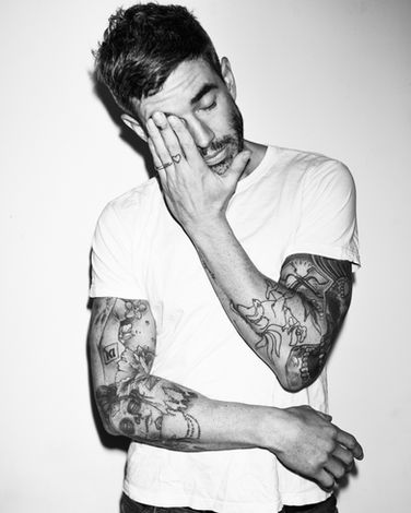 Tattooed model portrait London U.K