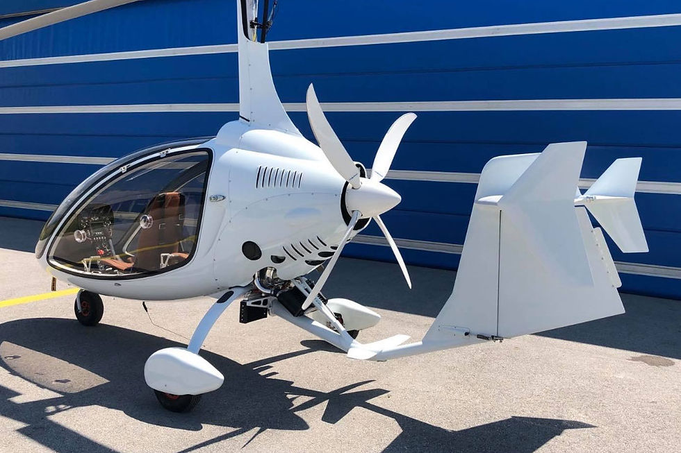 Kallithea - tail surfaces aligned with the thrust line if the propeller...