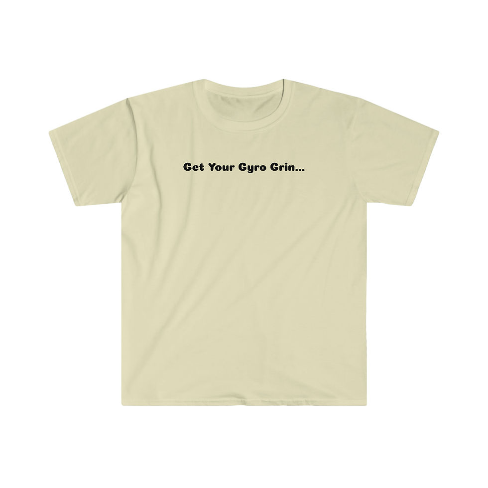 Thumbnail: LA Gyro Intro - T-Shirt - Light - Black Back