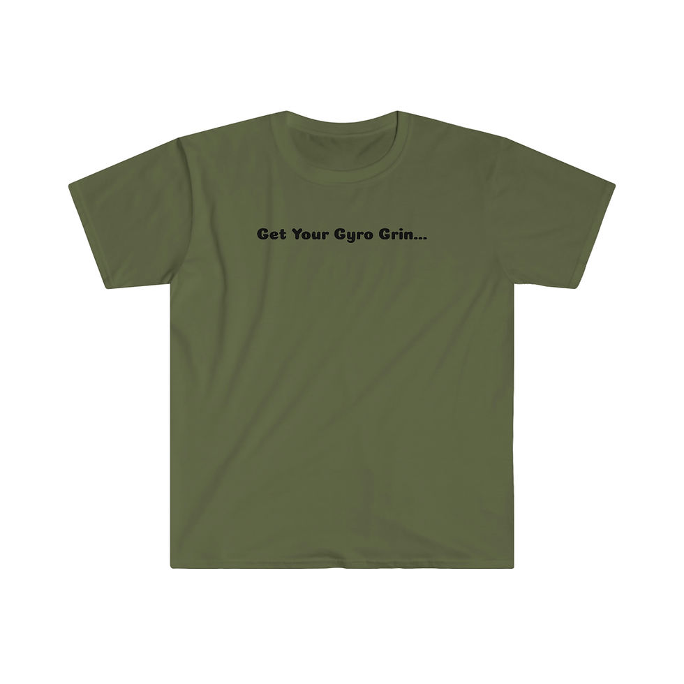 Thumbnail: LA Gyro Intro - T-Shirt - Light - Black Back