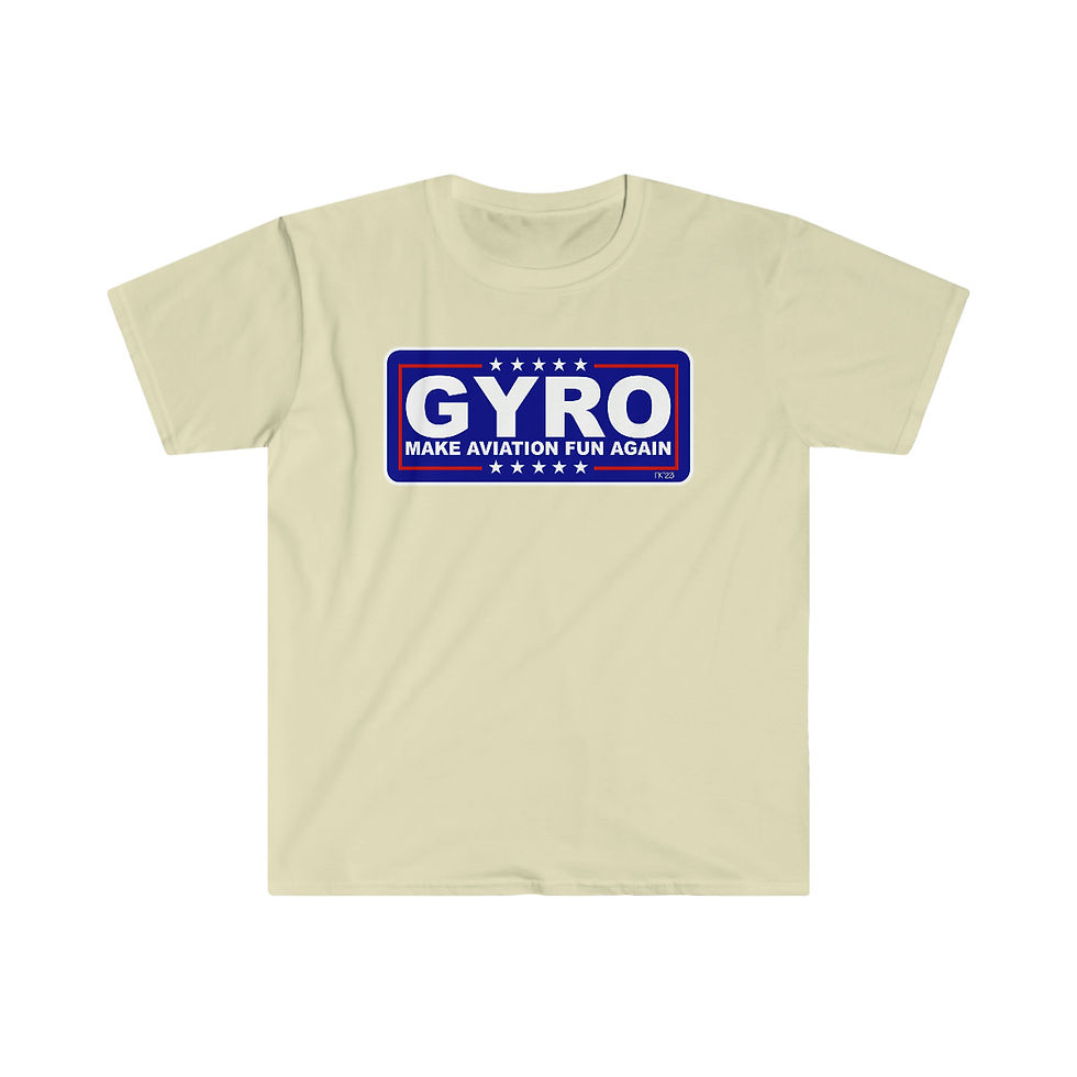 Thumbnail: Make Aviation Fun Again - T-Shirt - Gold - Aged