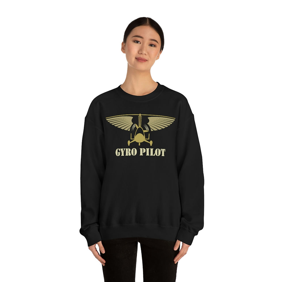 Thumbnail: Gyro Pilot - Gold - Dark - Crewneck Sweatshirt