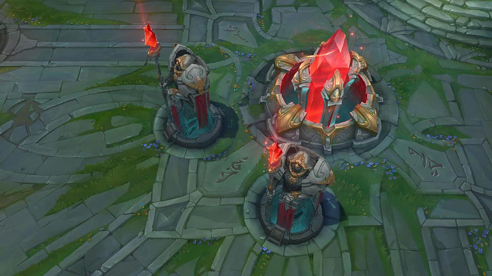 Torres do jogo e Nexus
