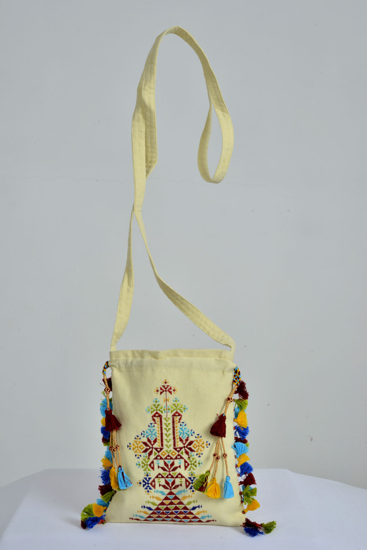 Suf Embroidery Hand Potli Purse