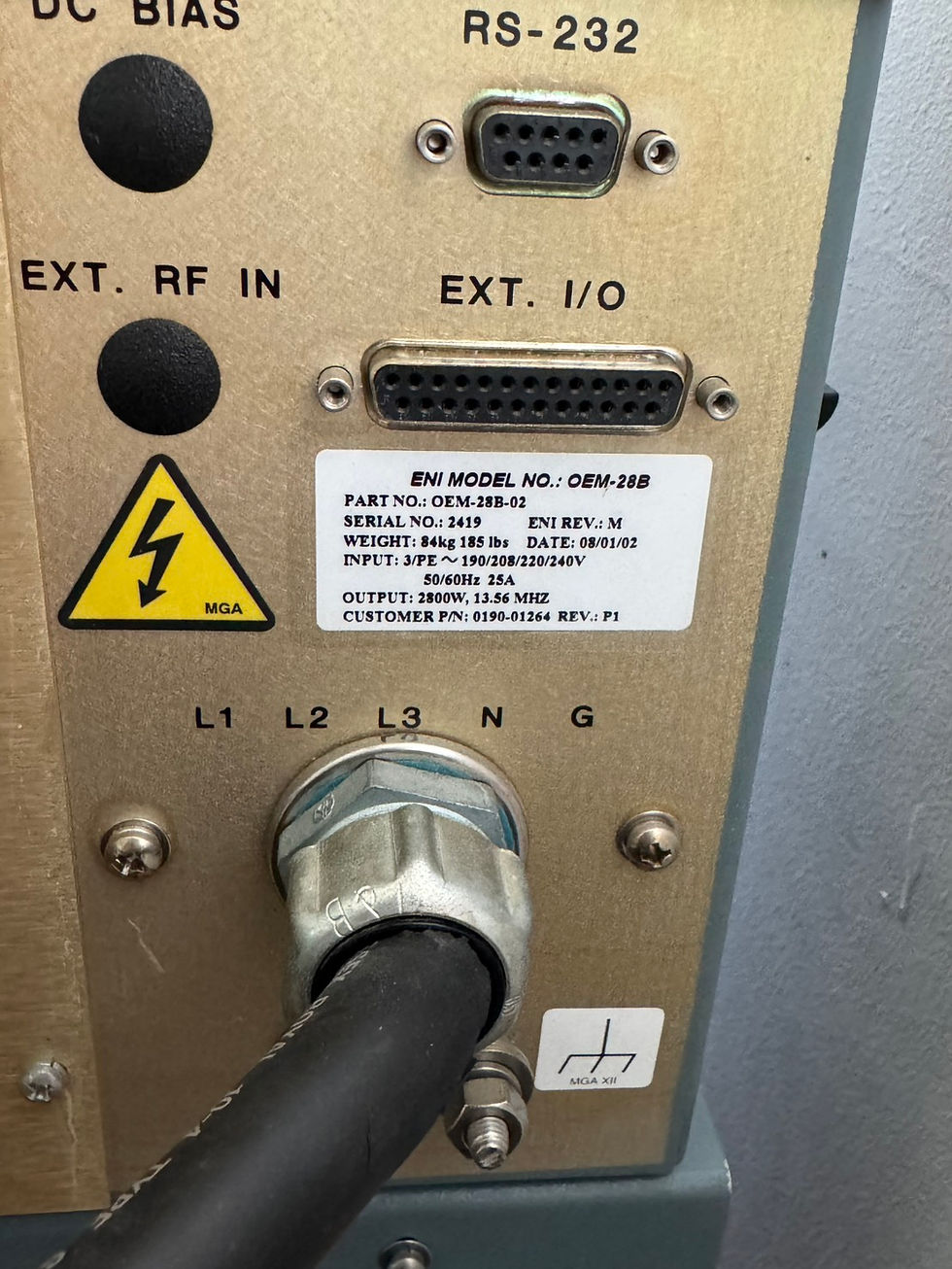 Thumbnail: MKS ENI GENERATOR OEM-28B-02, AMAT 0190-01264 ; 0190-36663, 2800W 13.56MHz