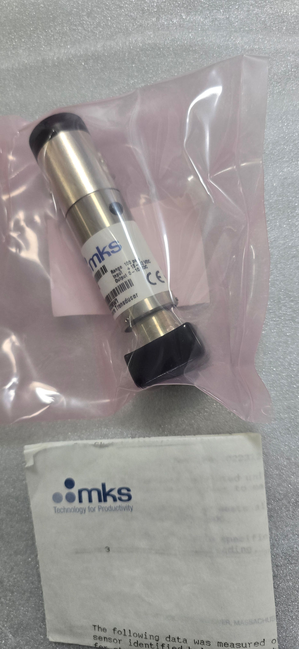 Thumbnail: 872B12PMD2MW1 MKS PRESSURE TRANSDUCER 100PSI