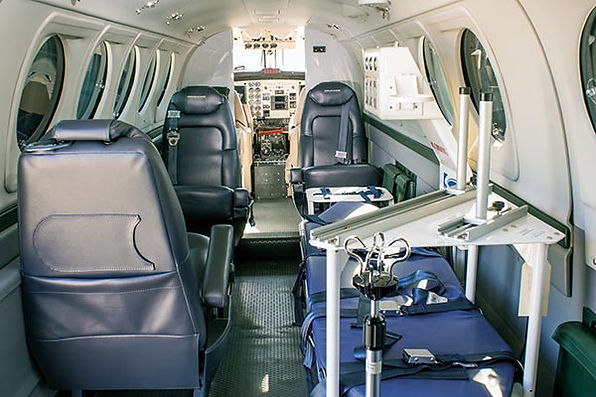private medical transport flights
