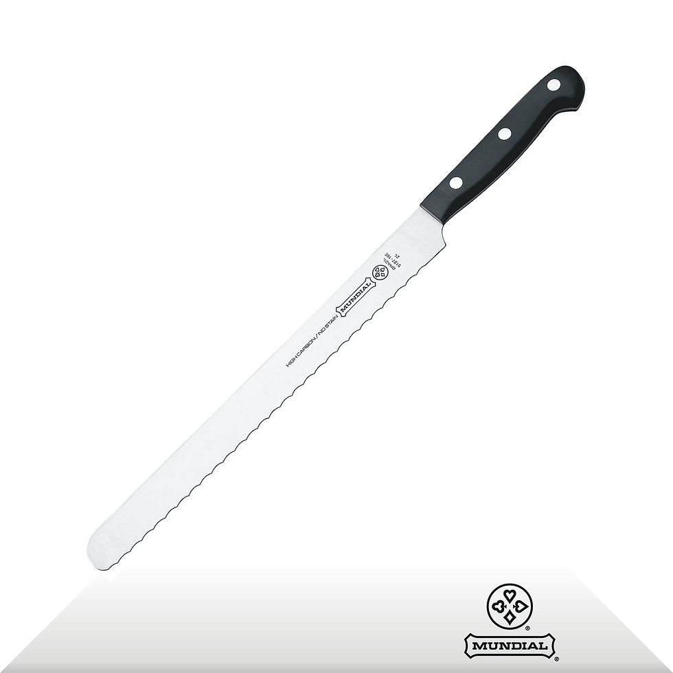 Faca Fatiar Fio Onda 5127-10"E(254mm) Mundial Série 5100
