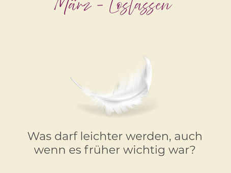 heide-kind Monats-Impuls März - Loslassen
