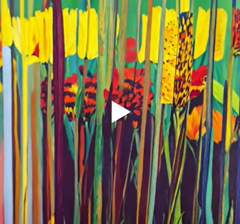 Flowers. Composition No. 7 (Generation Art)