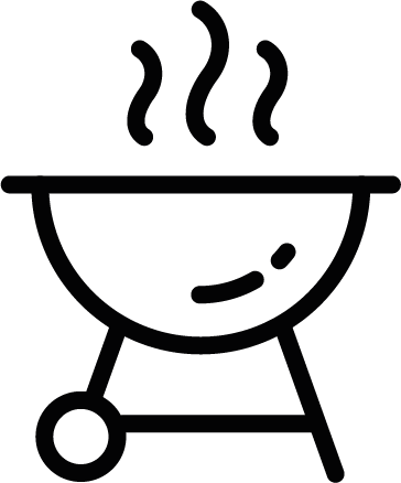Private Decks and Gas Grills