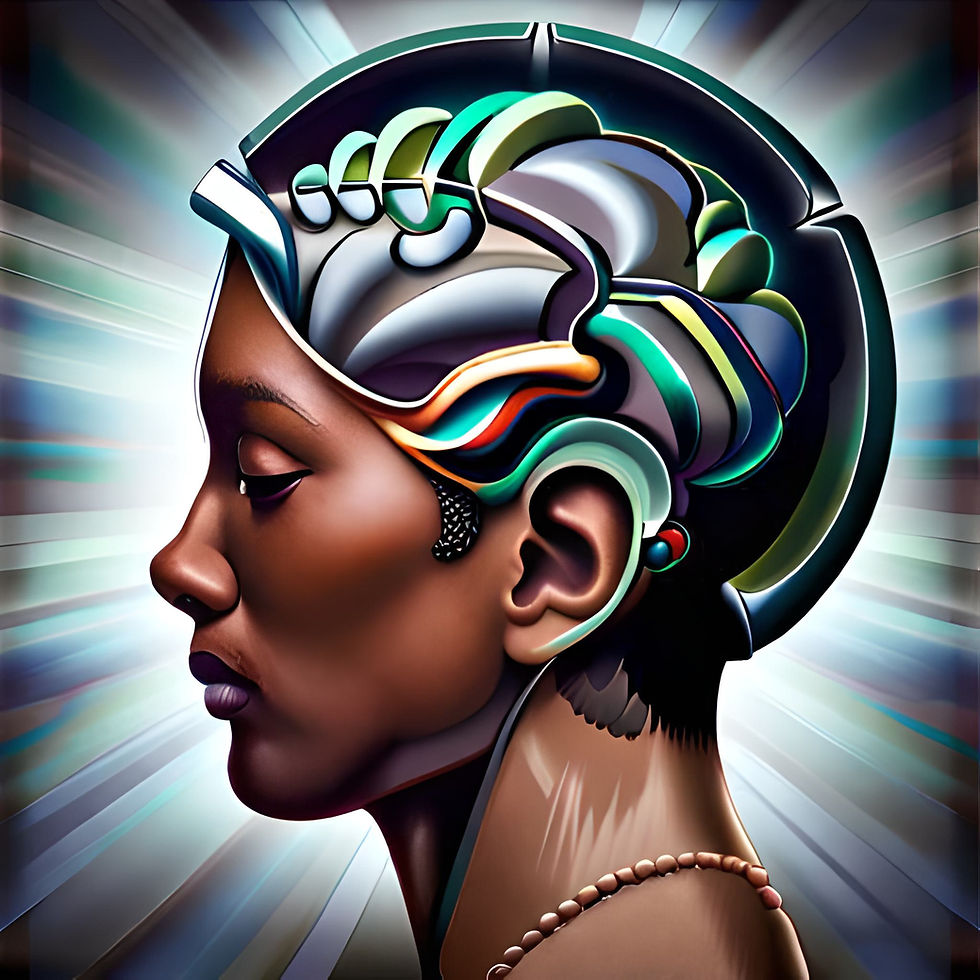 Woman shifting from fixed mindset to growth mindset