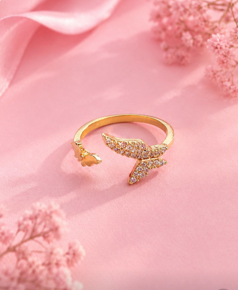 Thumbnail: Golden Flutter Ring