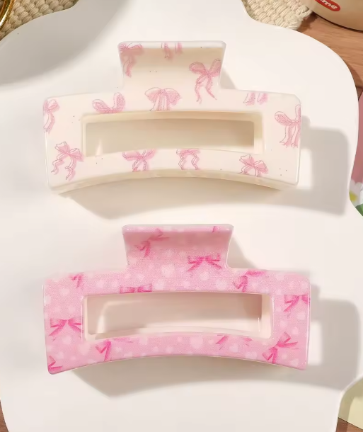 Pinky Bow-Tastic Hair Clips (Set)