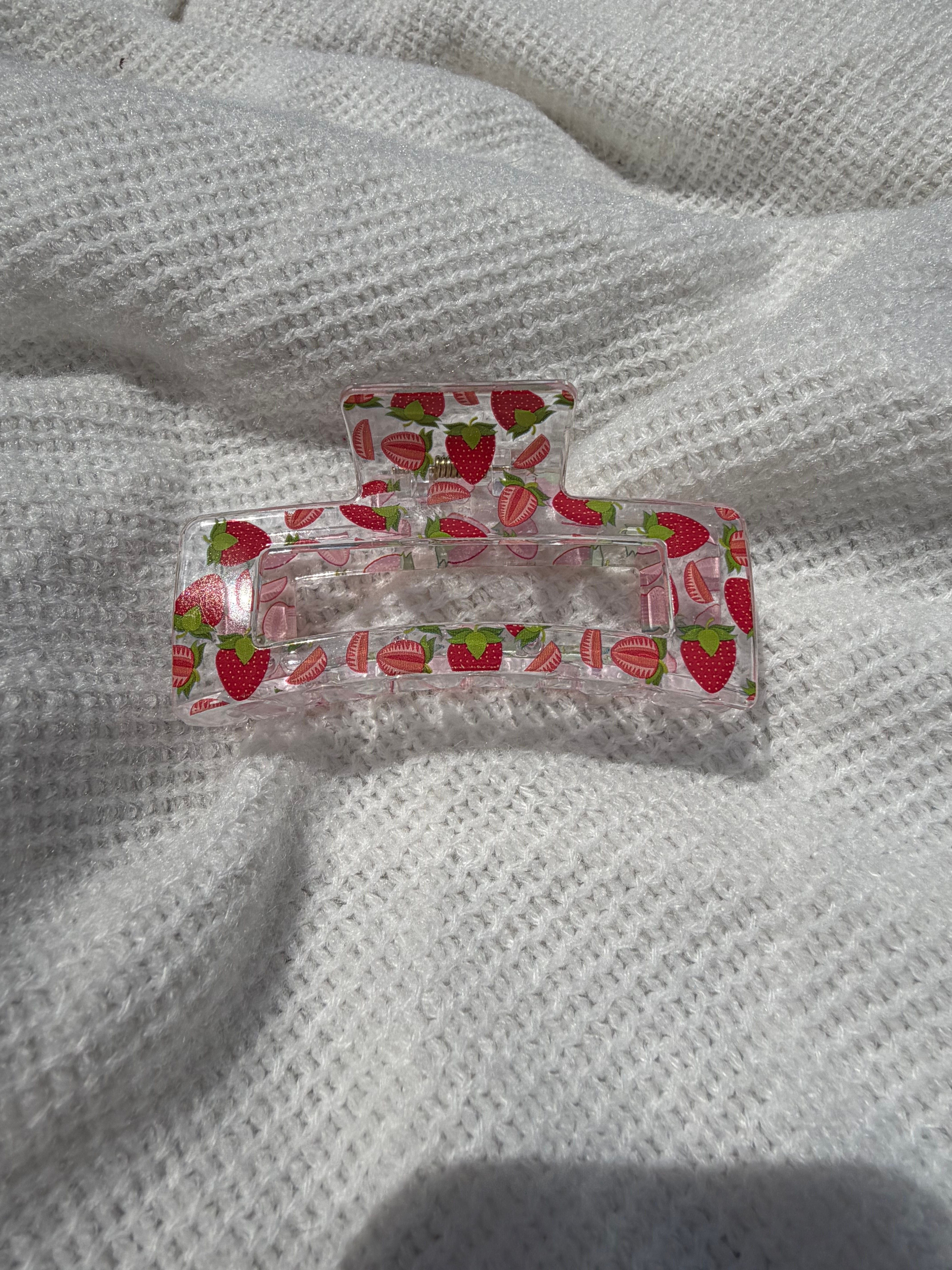 Strawberry Frenzy Hair Clip
