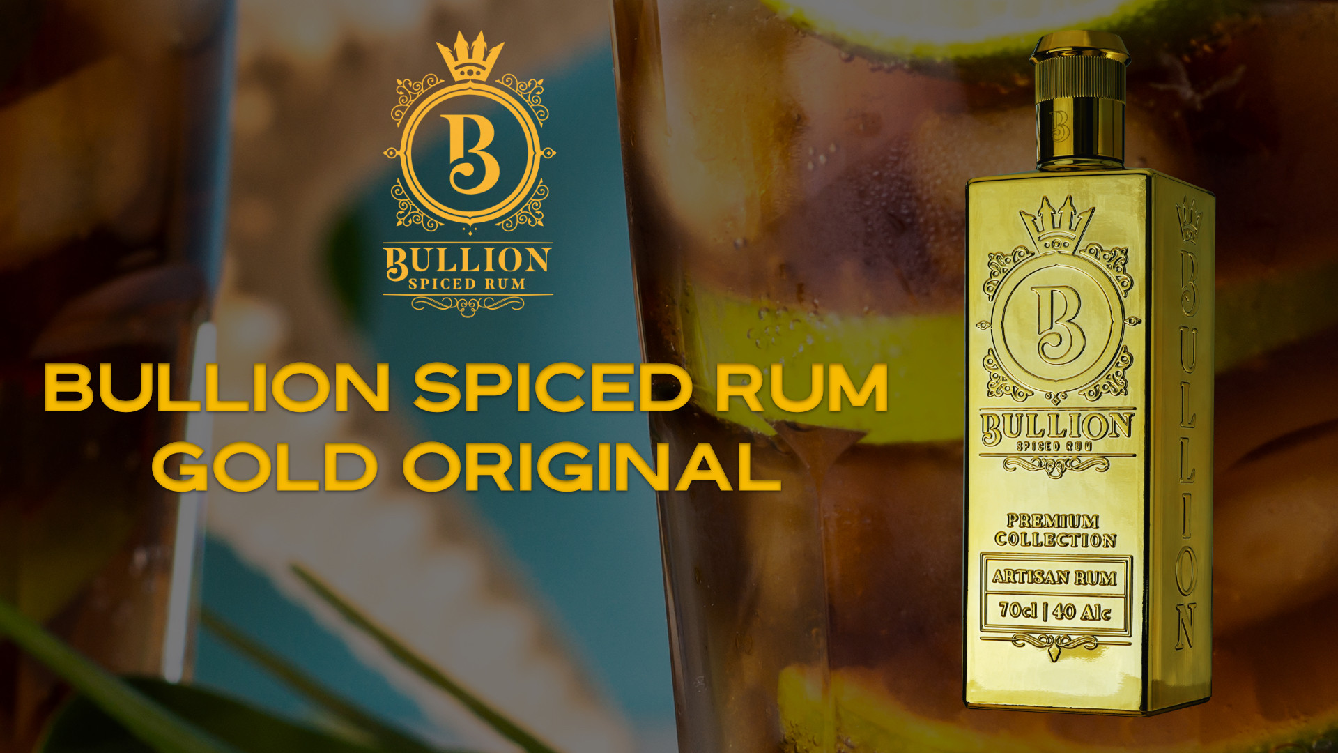 Bullion Spiced Rum Gold Original Edition 70cl 40