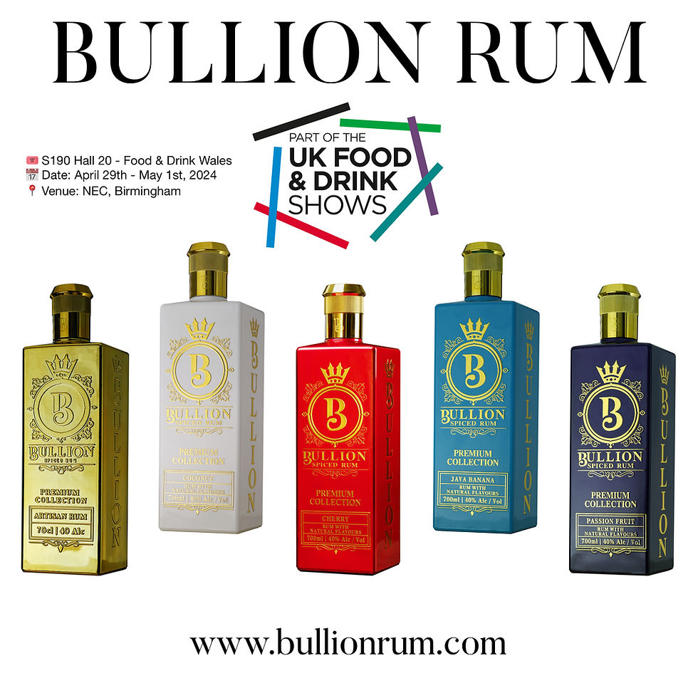 The UK Food & Drink Shows 2024 Bullion Rum Spiced Rum